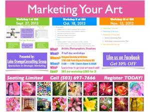 "Marketing Your Art” Workshops ©2012 Lake Oswego Consulting Group